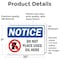 Signmission Do Not Place Used Oil Here, 10 in W x Rectangle, Vinyl Decal OS-2PACK-NS-D-710-L-15475 - alternate 6